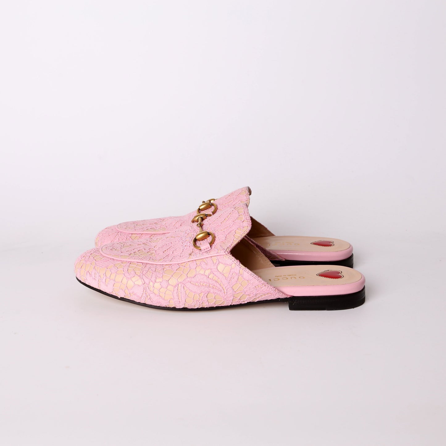 Gucci Princetown Lace Slides Size .