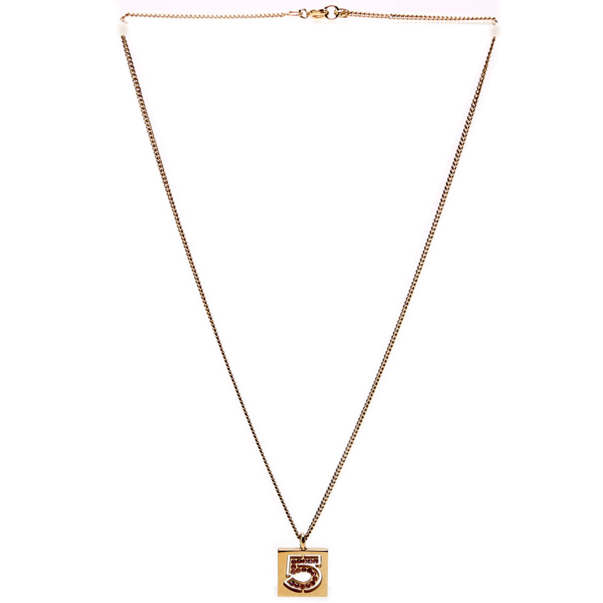 No.5 Rhinestone Pendant