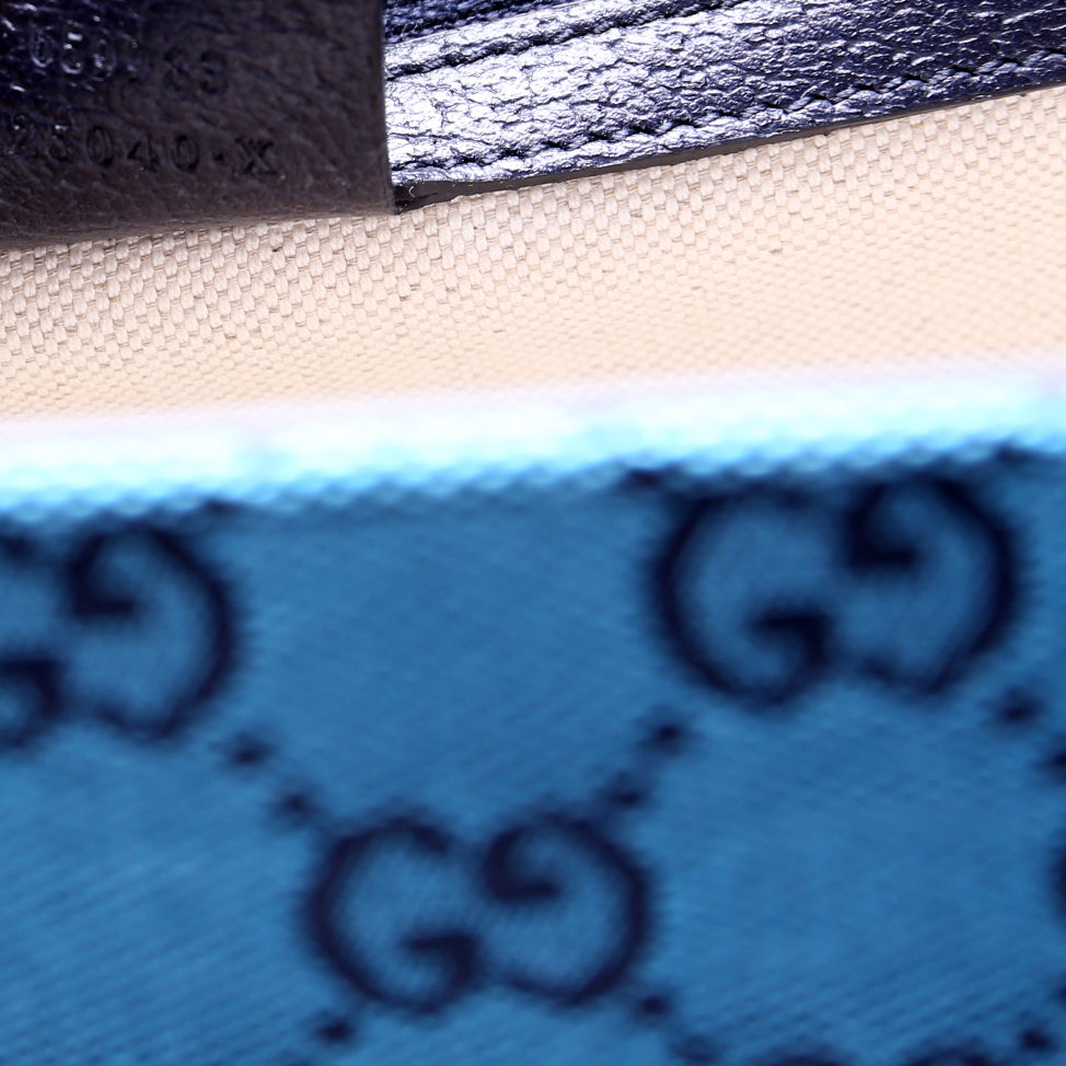 GG Canvas Interlocking GG Small Tote