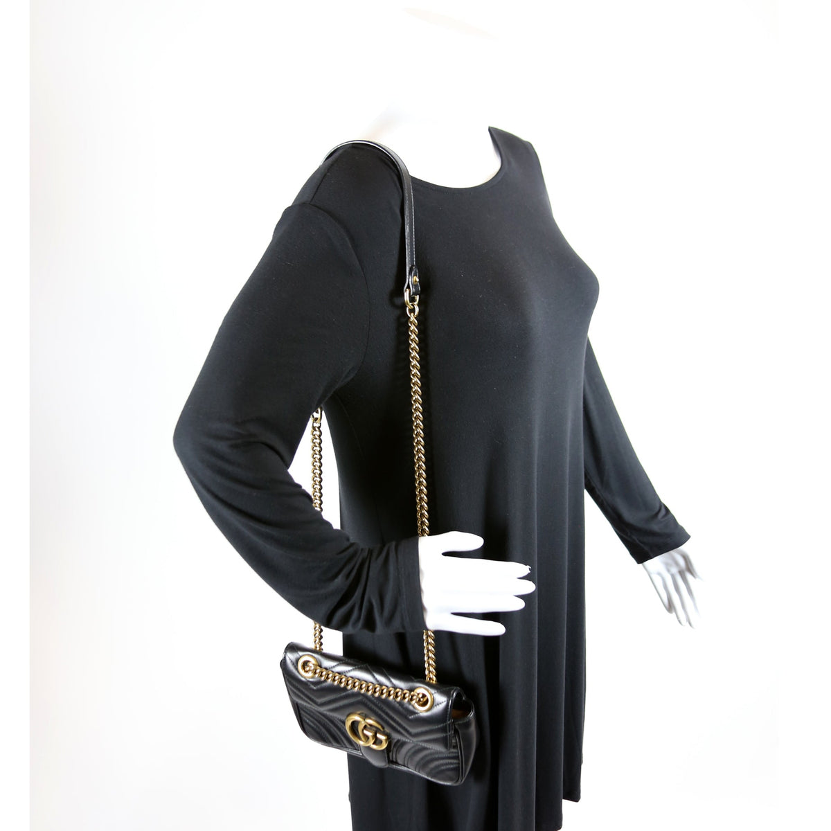 Marmont Leather Shoulder Mini Flap