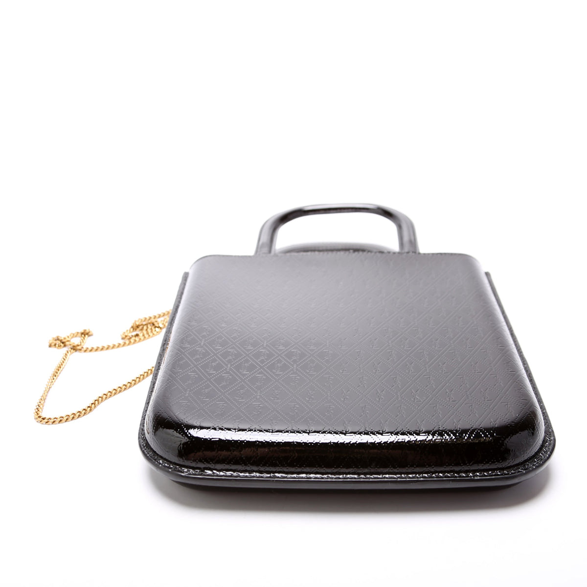 All Over Logo Embossed Mini Shopping Bag