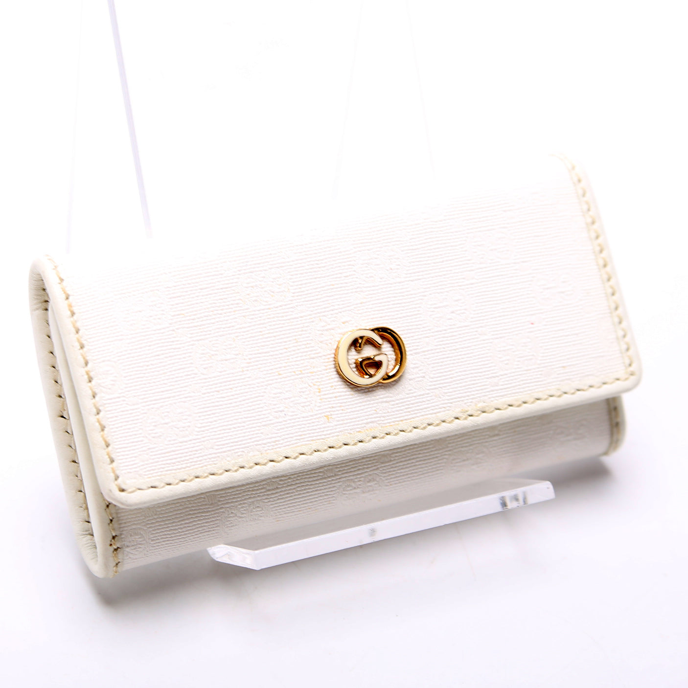 Gucci -- Micro GG Canvas  Key Case Vintage