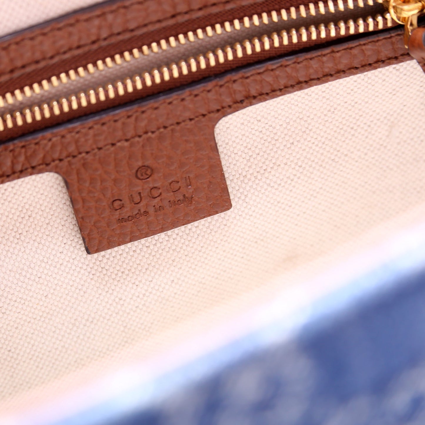 Jackie  Medium Tote New Denim GG