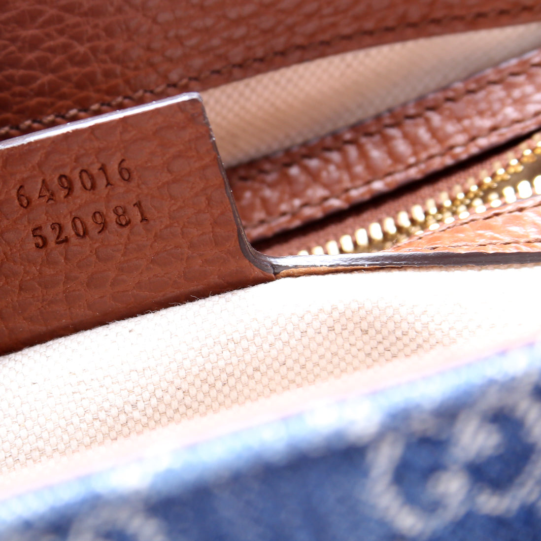 Jackie  Medium Tote New Denim GG