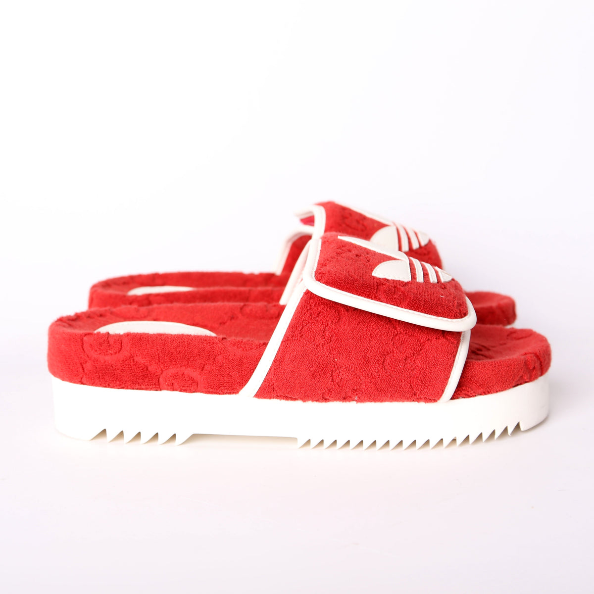 X Adidas GG Terry Slides Size