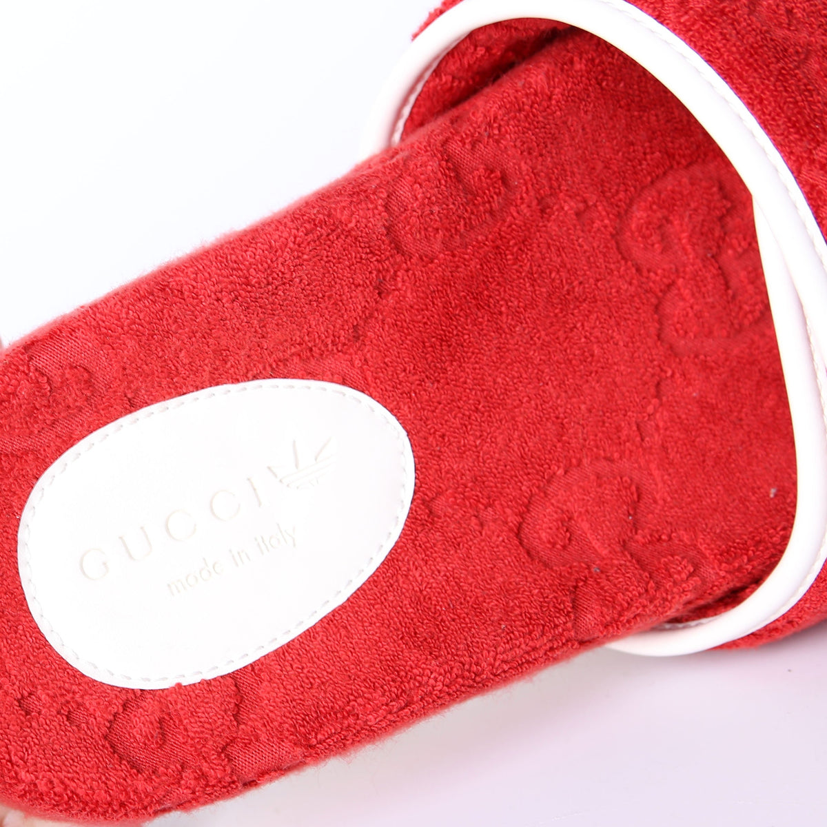 X Adidas GG Terry Slides Size