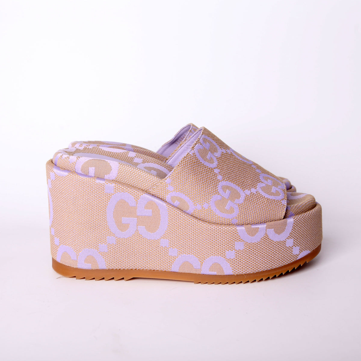 GG Canvas Platform Wedges Size .