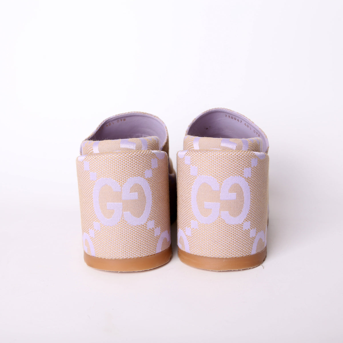 GG Canvas Platform Wedges Size .