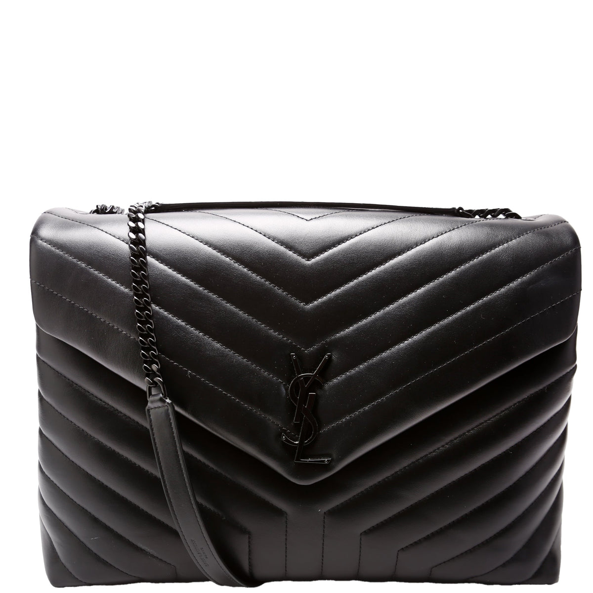 Loulou Satchel Large Black