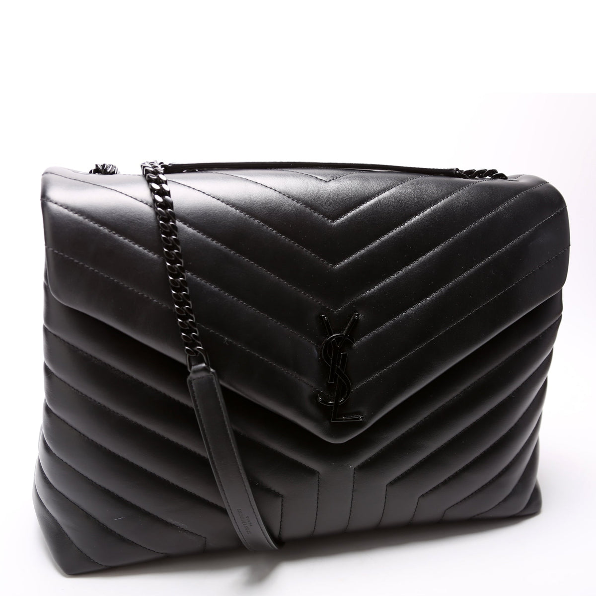 Loulou Satchel Large Black