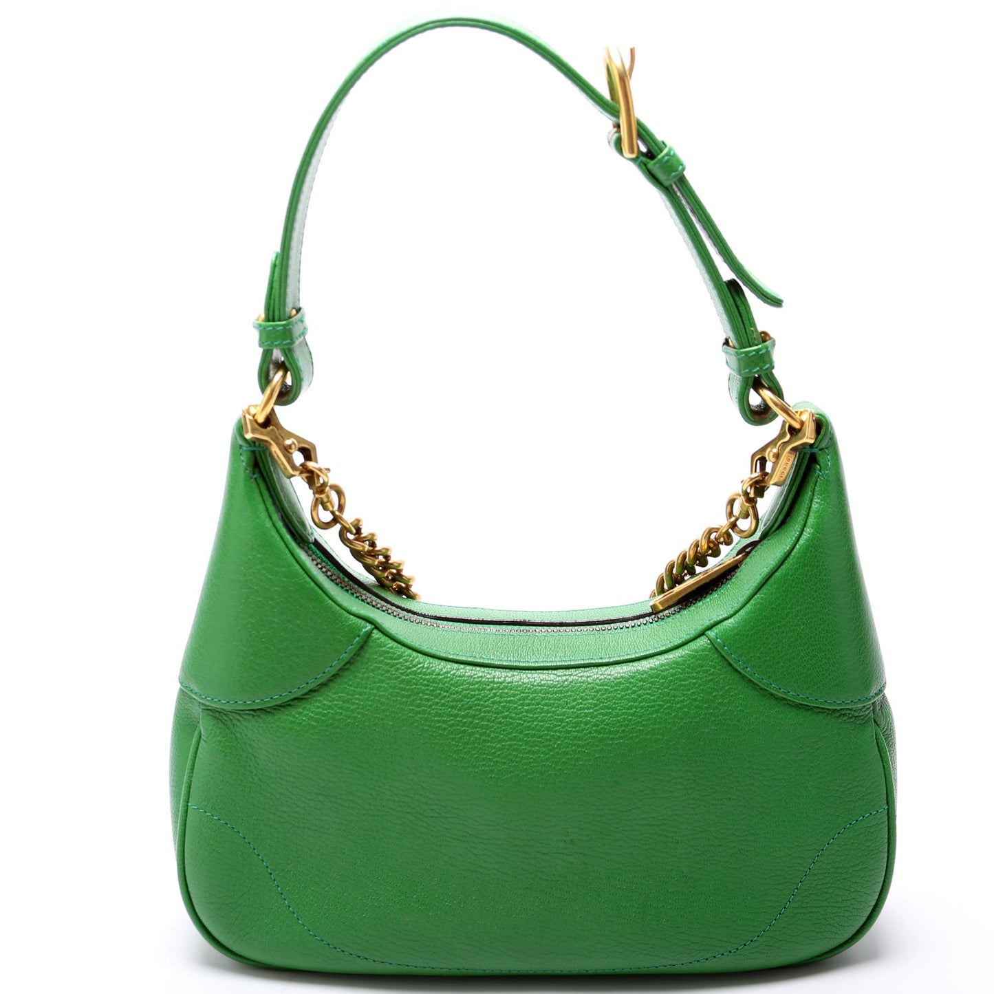 Gucci  Aphrodite Leather Small Shoulder Bag Green