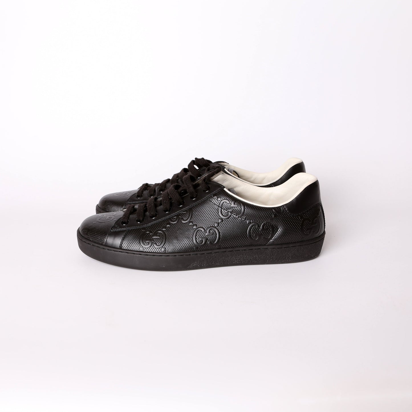 Gucci GG Tennis Embossed Sneakers Size