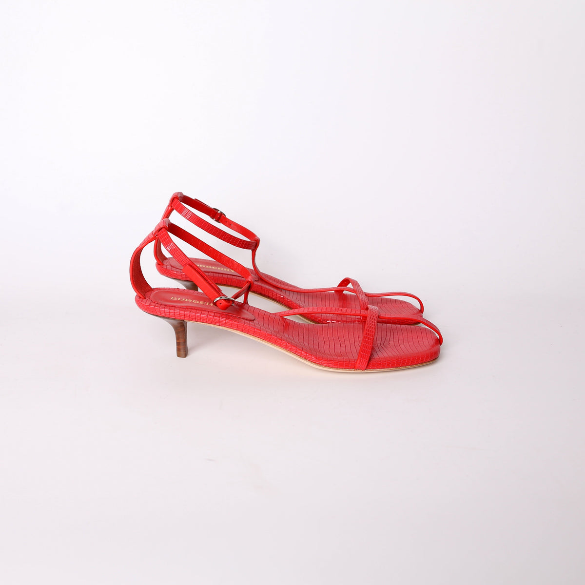 Leather Kitten Heels Size 37.5