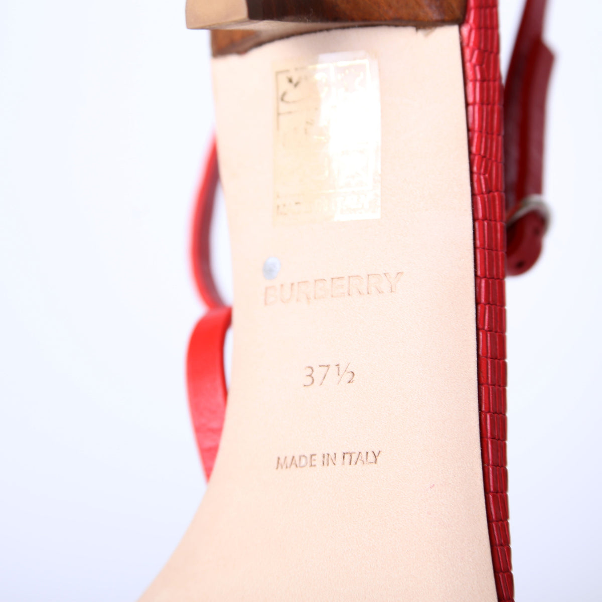 Leather Kitten Heels Size 37.5