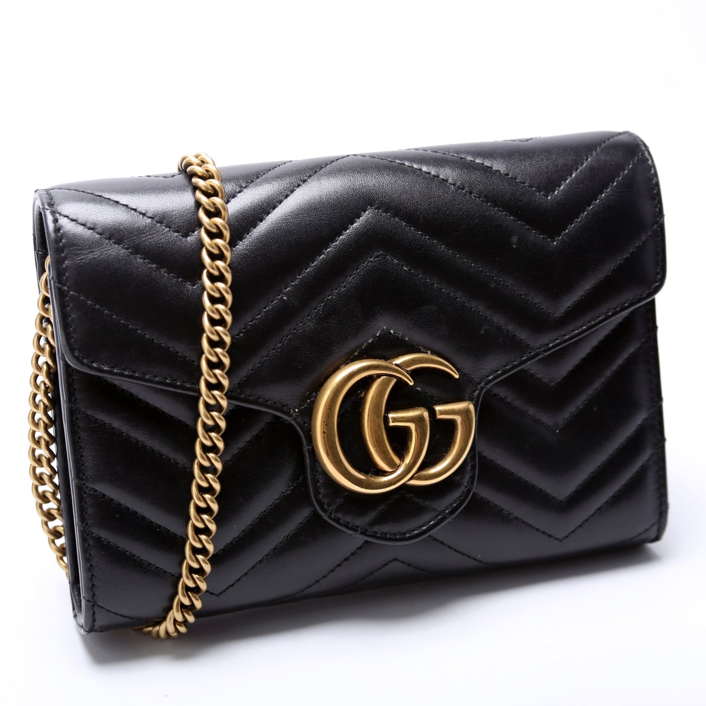 Marmont Chain Wallet Black