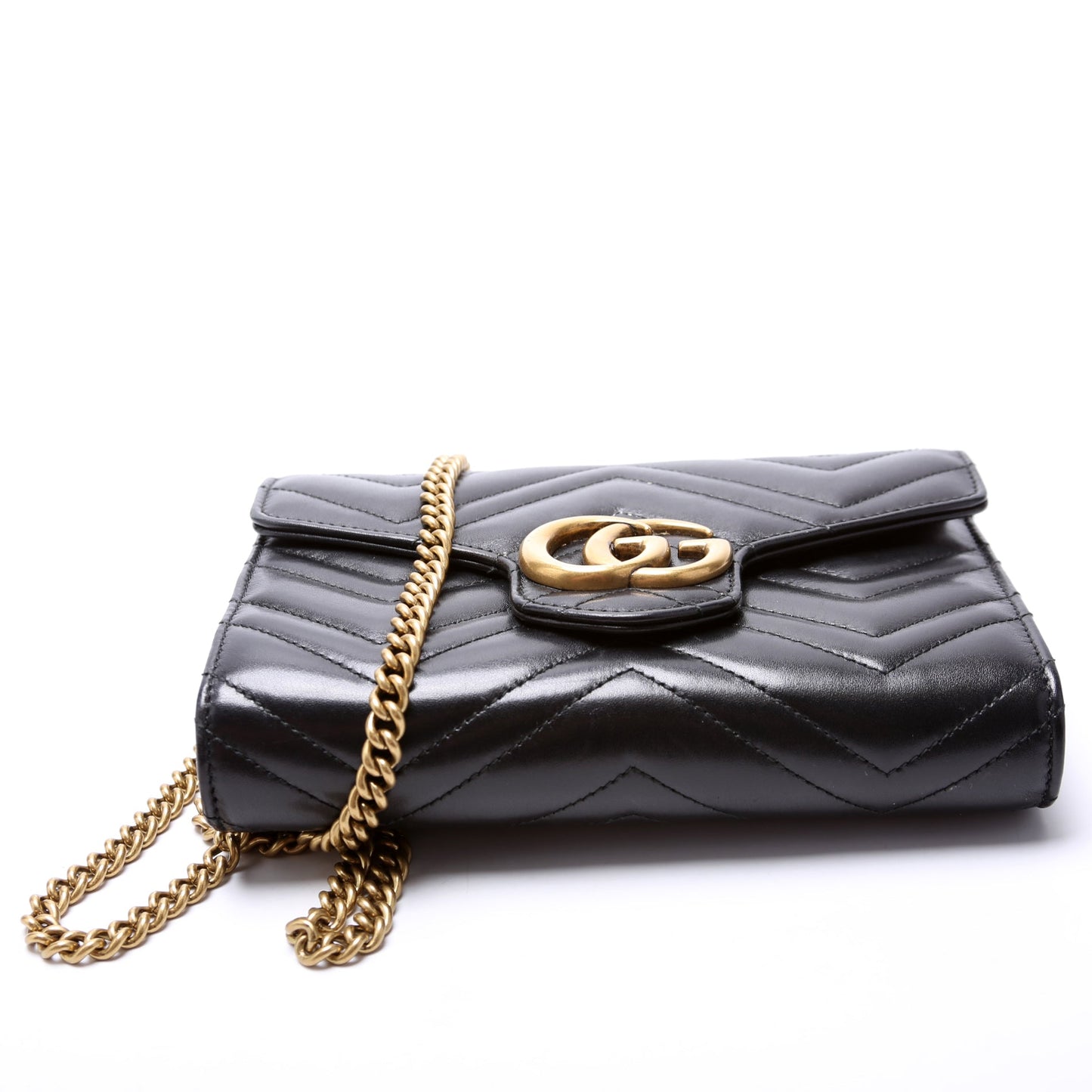 Marmont Chain Wallet Black