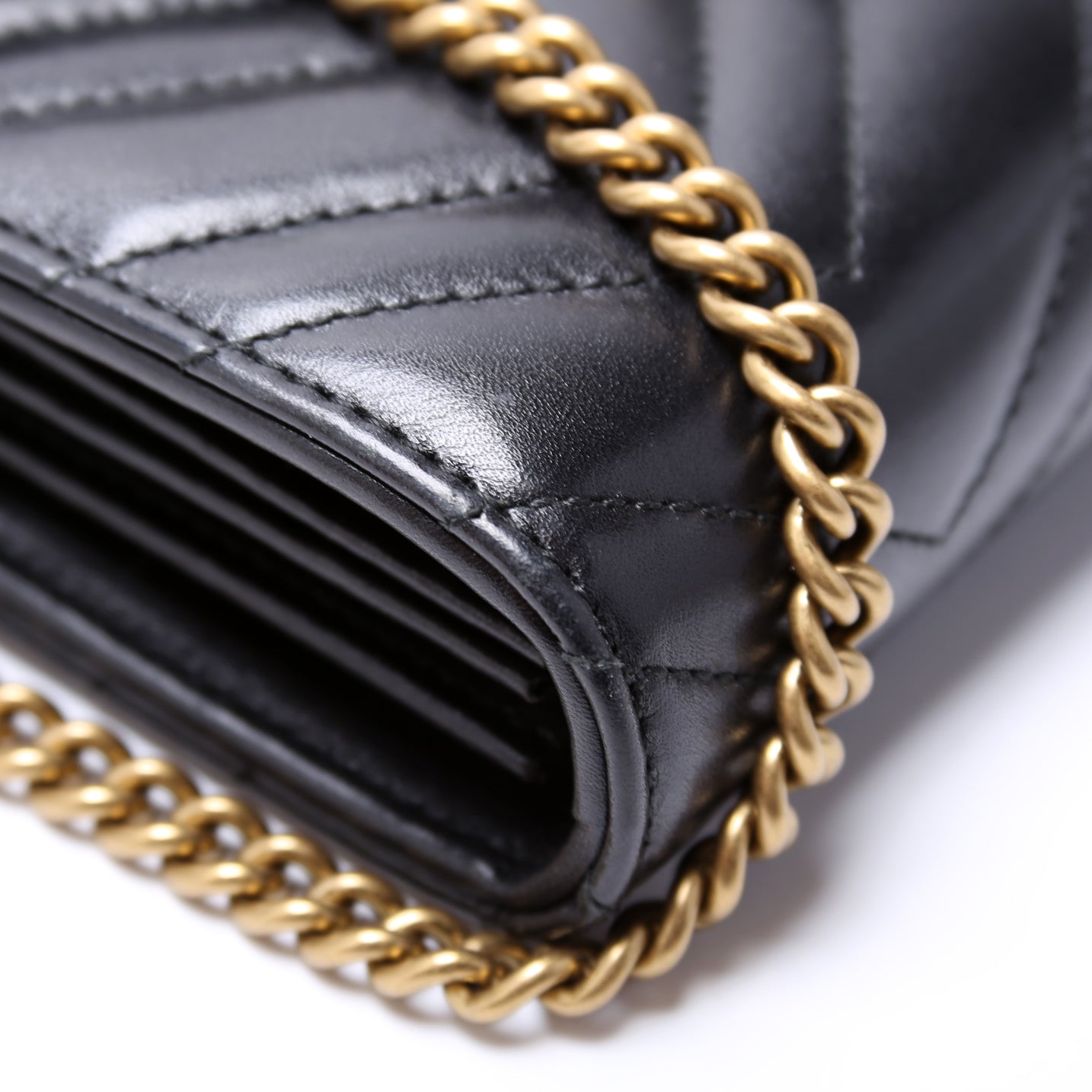 Marmont Chain Wallet Black