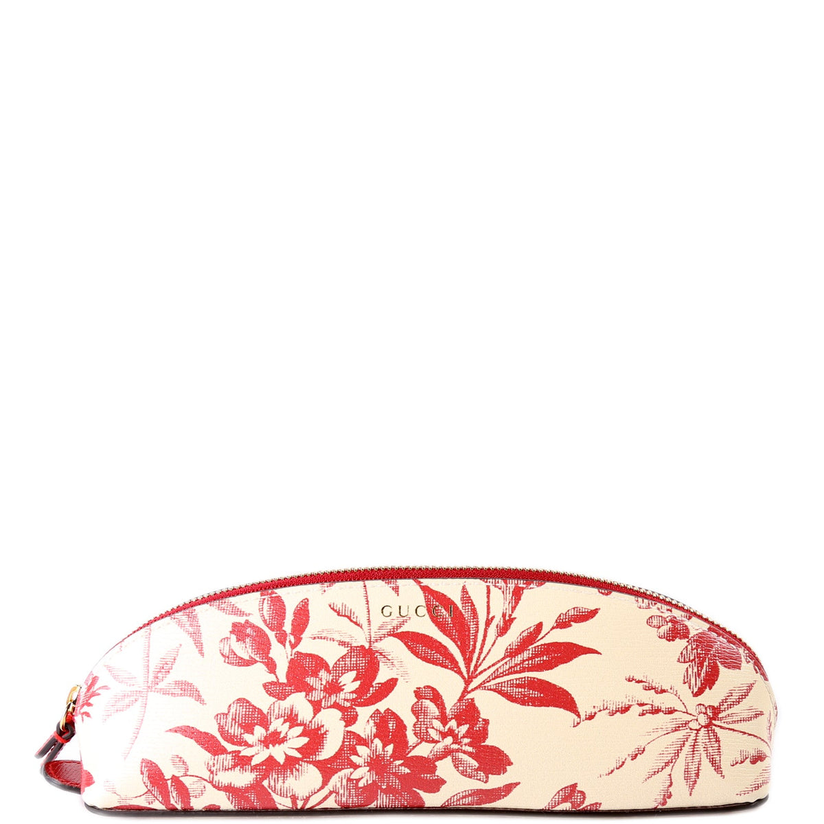 Herbarium Printed Demetra Pencil Case Red