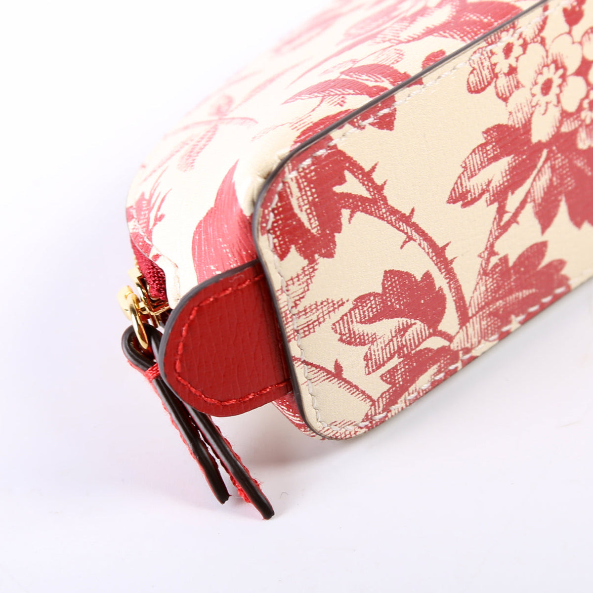 Herbarium Printed Demetra Pencil Case Red