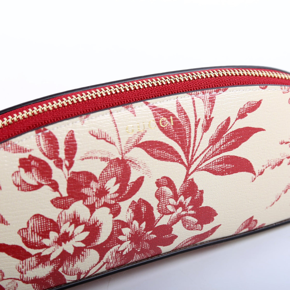 Herbarium Printed Demetra Pencil Case Red