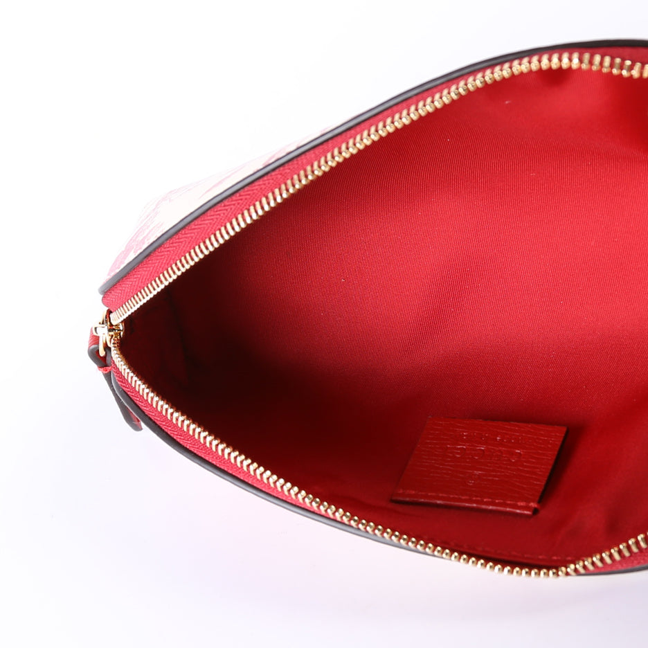 Herbarium Printed Demetra Pencil Case Red