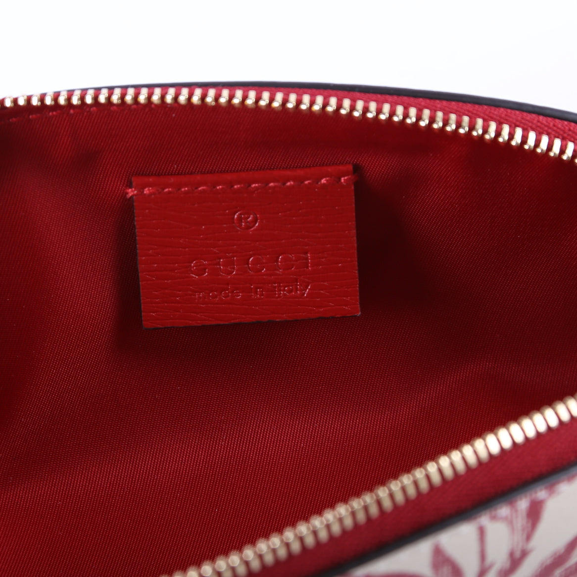 Herbarium Printed Demetra Pencil Case Red