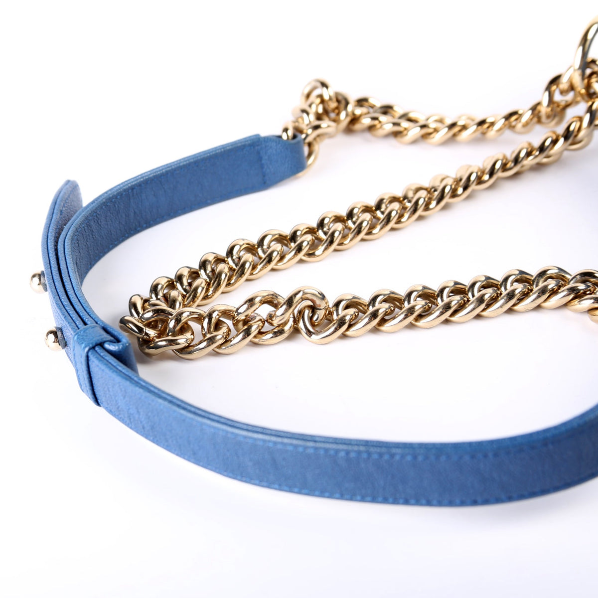 Boy Flap Small Caviar 27M Blue