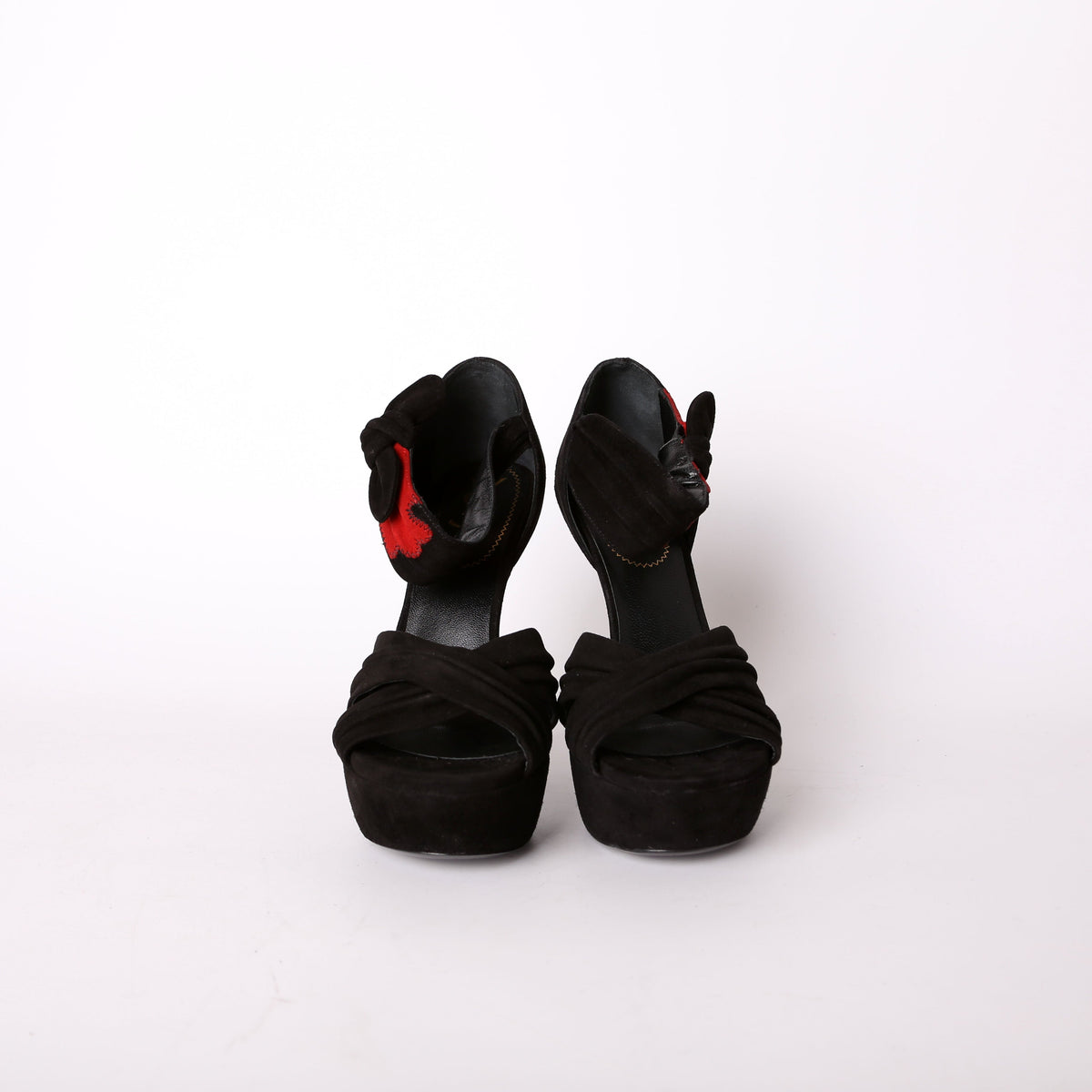 Suede Platform Pumps Size