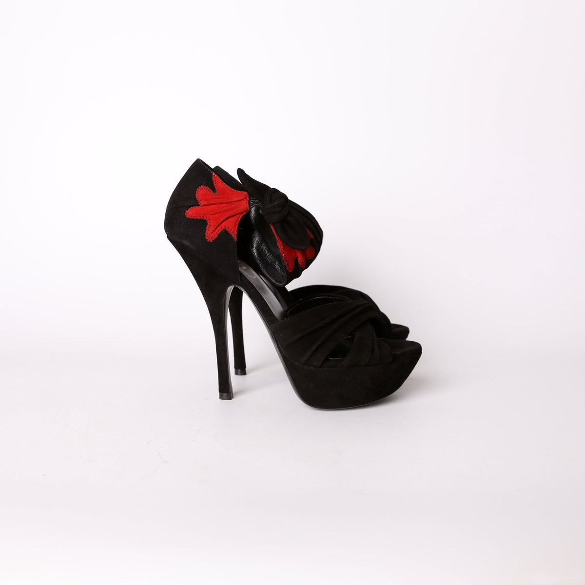 Suede Platform Pumps Size