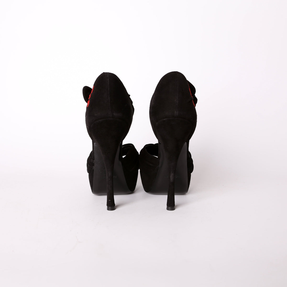 Suede Platform Pumps Size