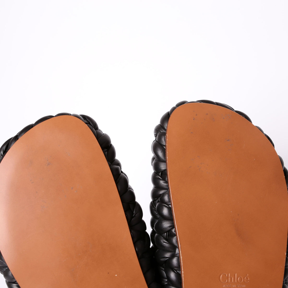 Kacey Leather Woven Mules Size 38
