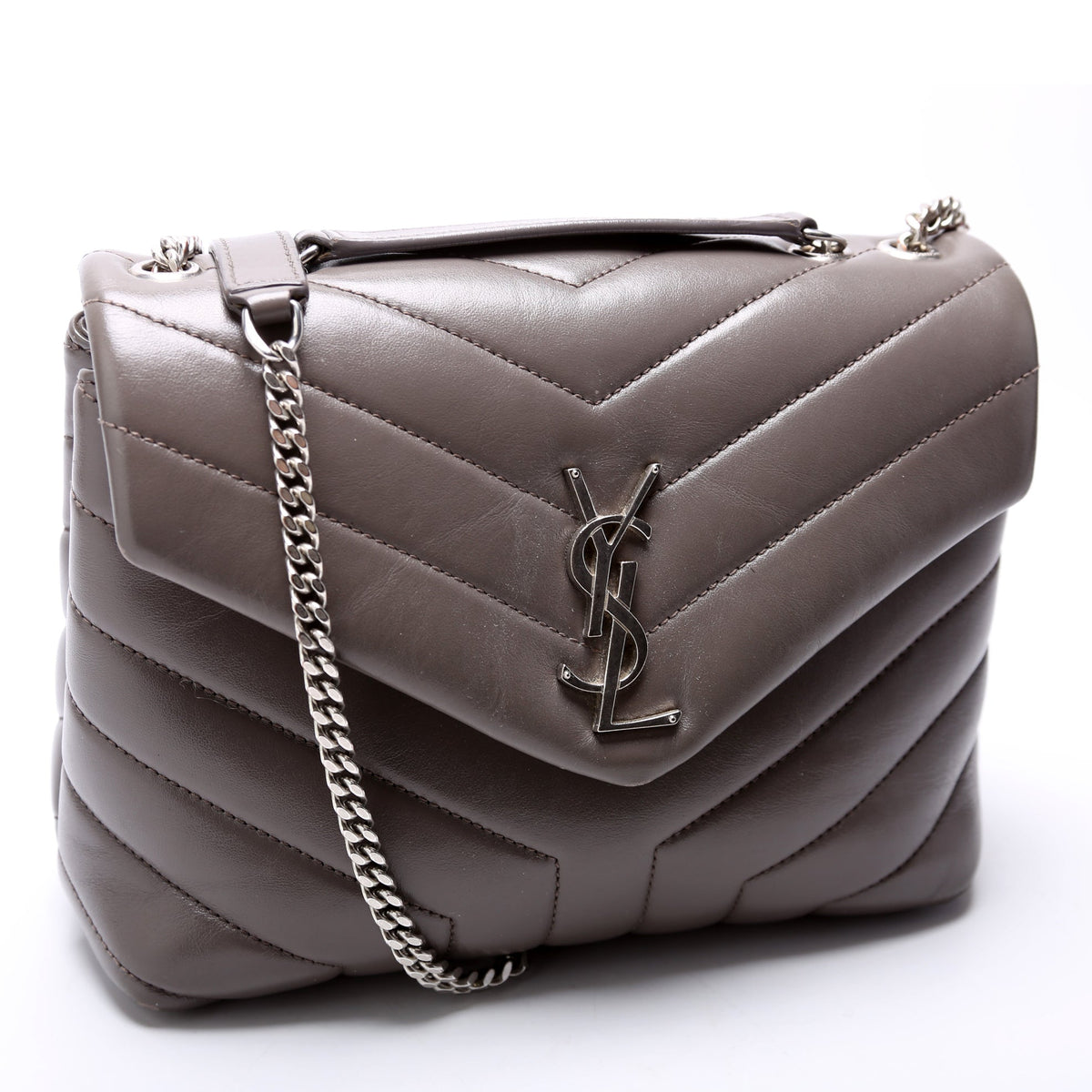LouLou Satchel Small  Grey