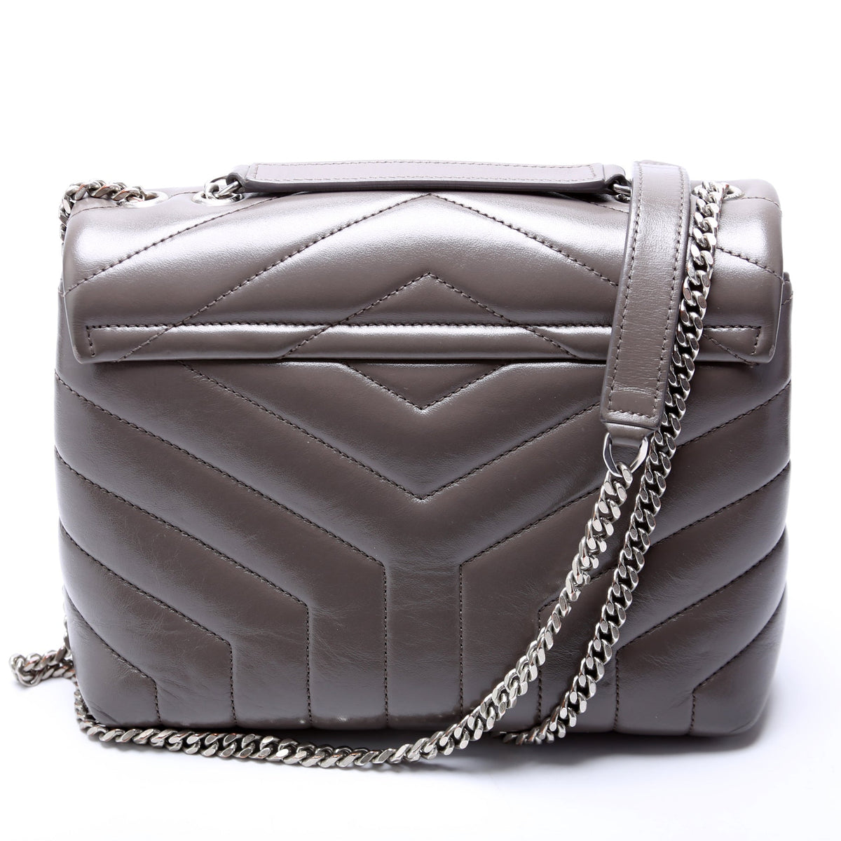 LouLou Satchel Small  Grey