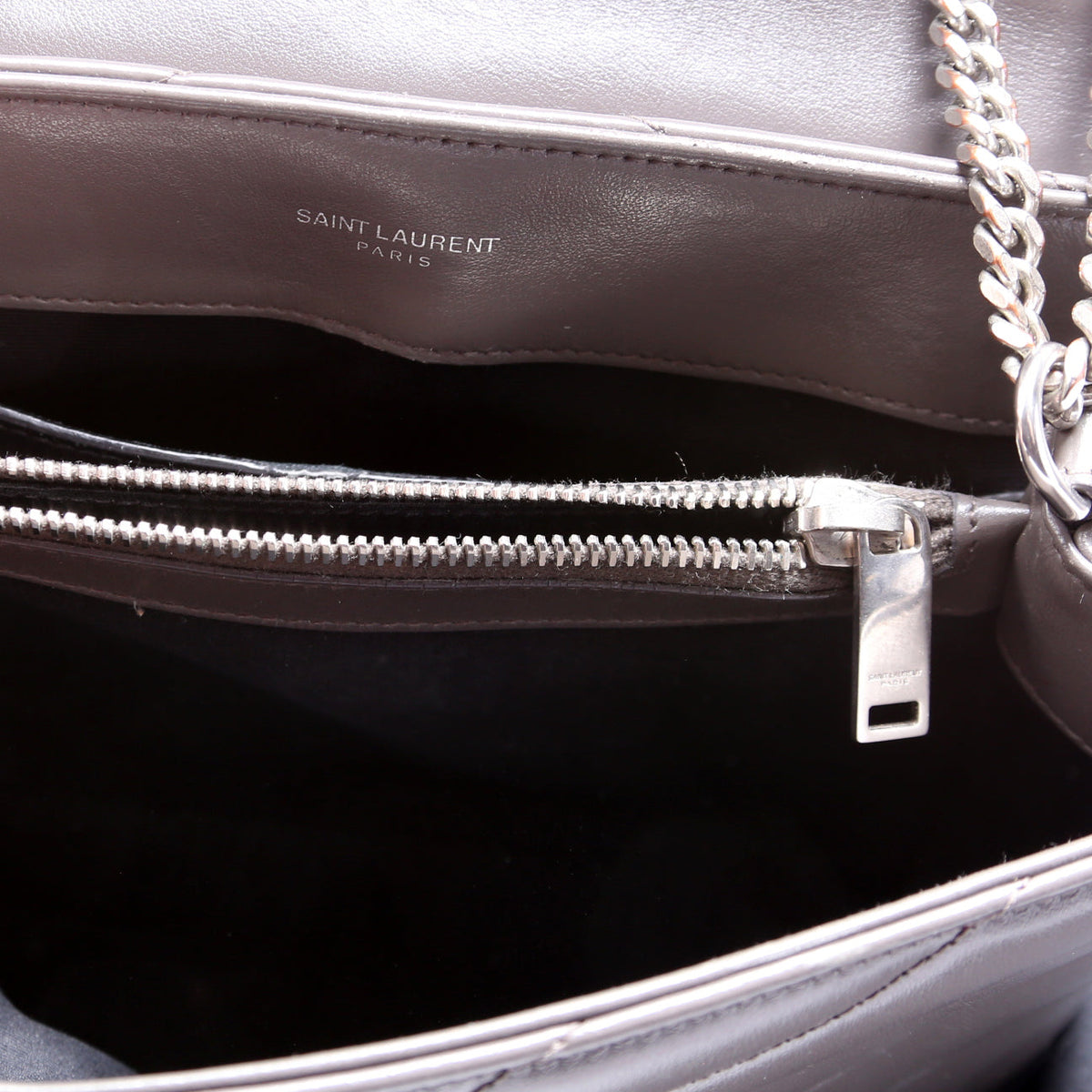 LouLou Satchel Small  Grey