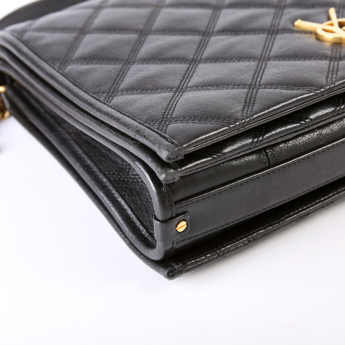Becky Shoulder Bag Quilted Lambskin Large