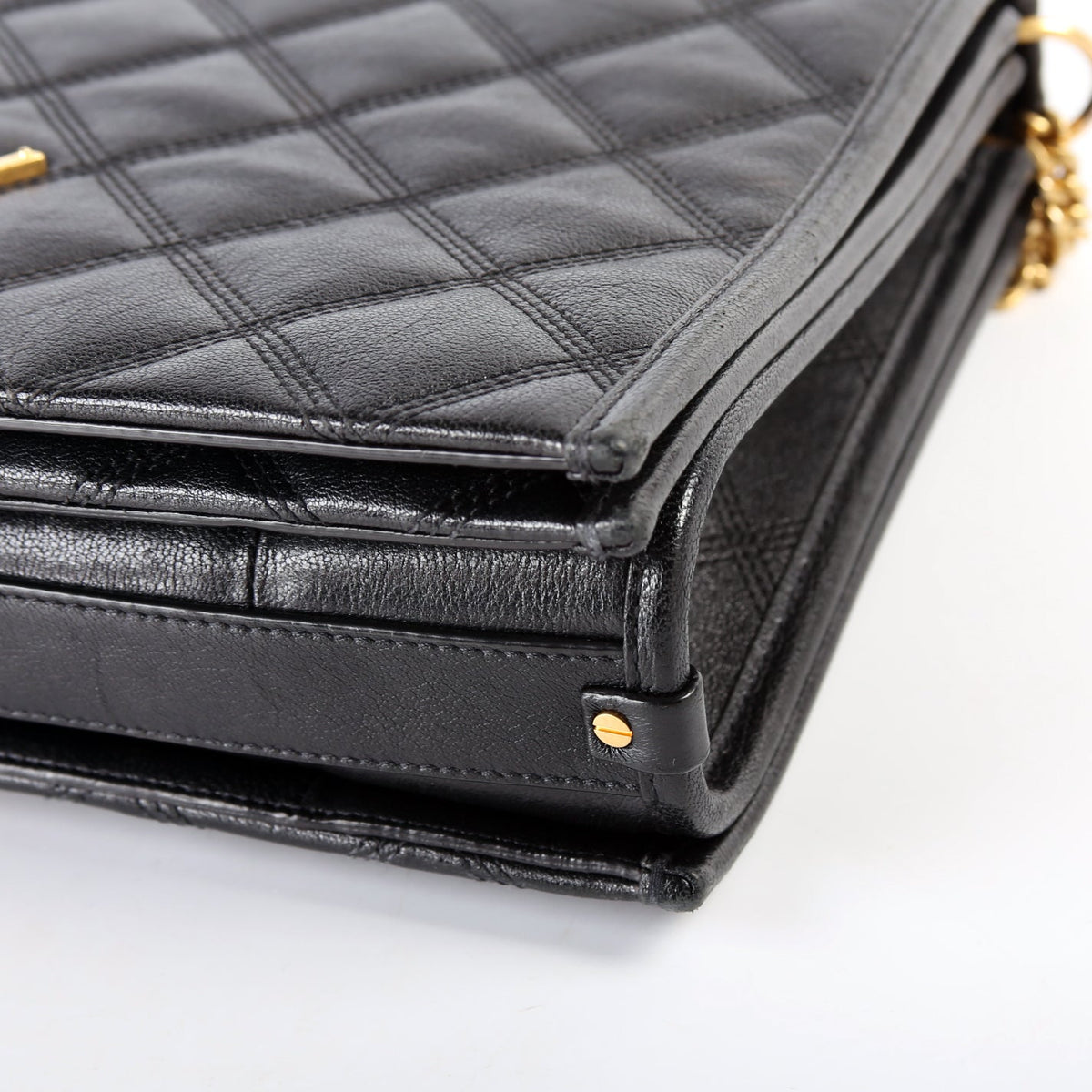Becky Shoulder Bag Quilted Lambskin Large