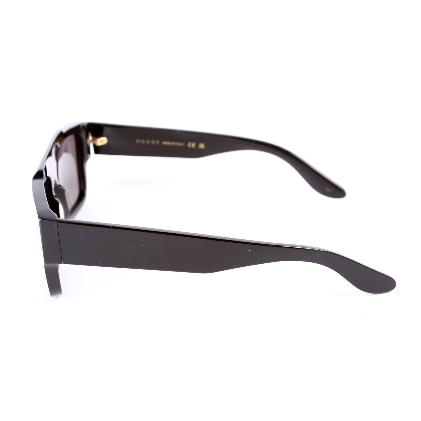 Gucci GGS Logo Rectangle Acetate Sunglasses Black