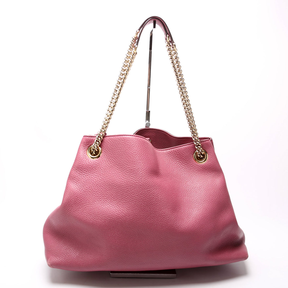 Soho Leather Shoulder Medium Mauve