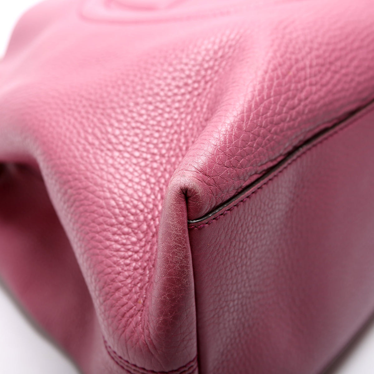 Soho Leather Shoulder Medium Mauve
