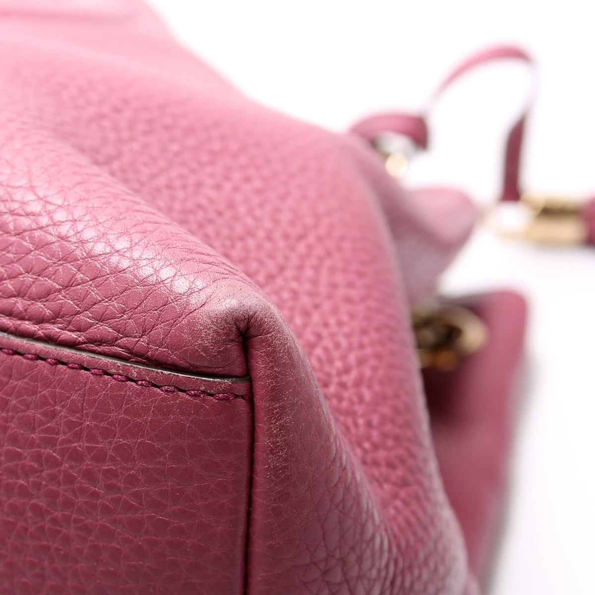 Soho Leather Shoulder Medium Mauve