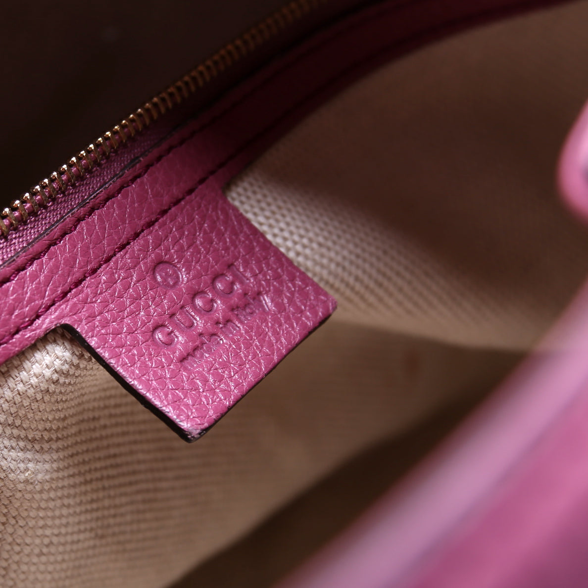 Soho Leather Shoulder Medium Mauve
