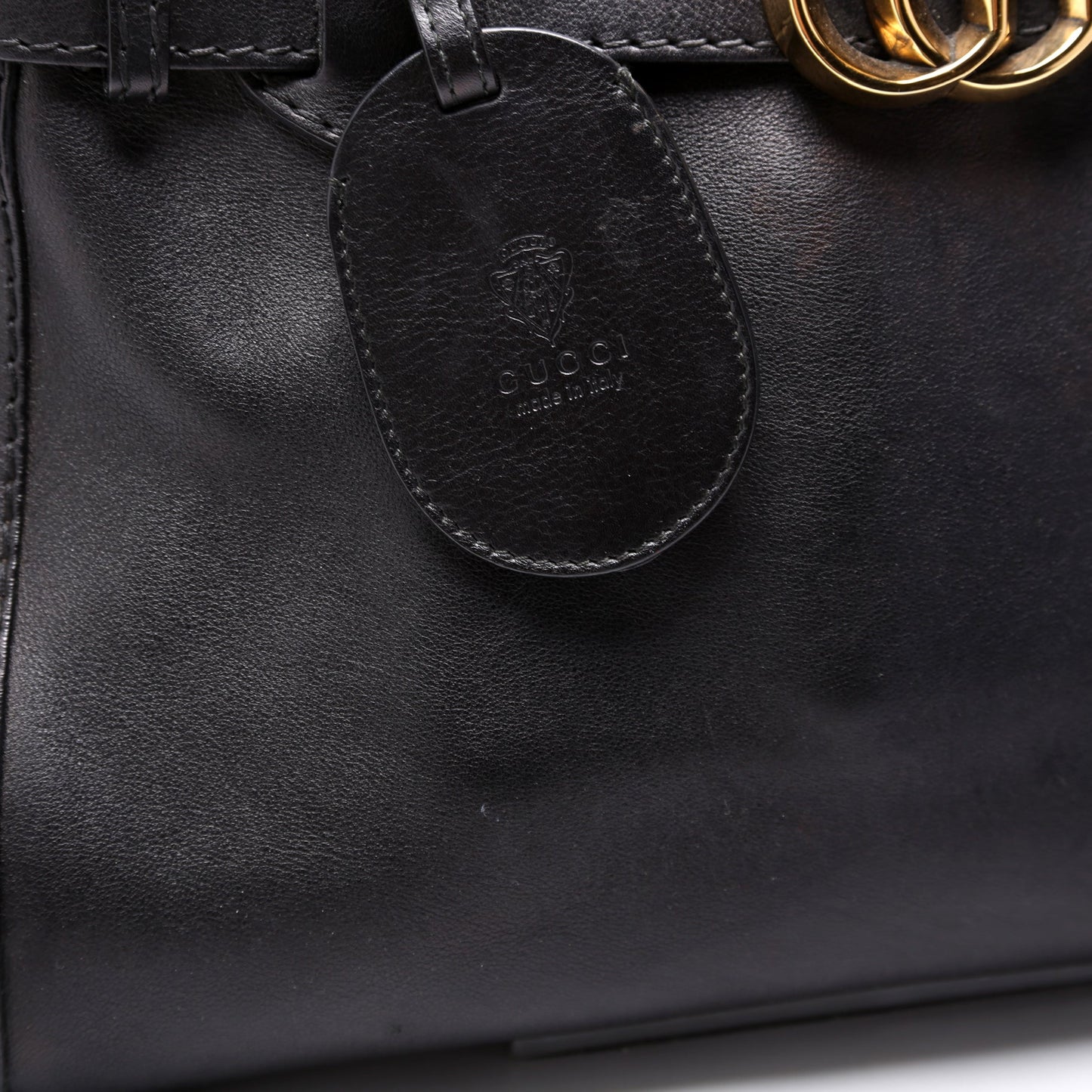 Leather Running Tote Medium