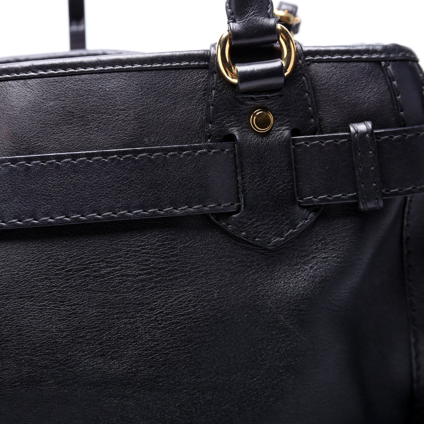 Leather Running Tote Medium