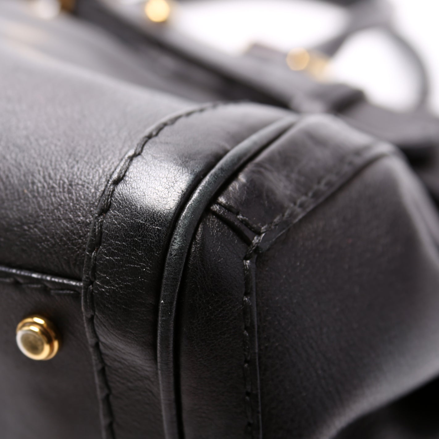 Leather Running Tote Medium