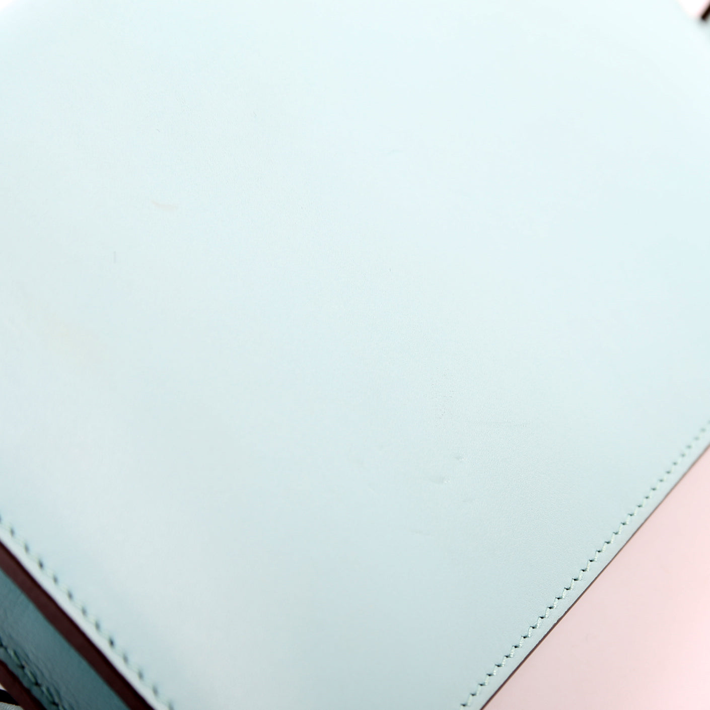 Interlocking G Calfskin Leather Icon Wallet Crossbody Blue