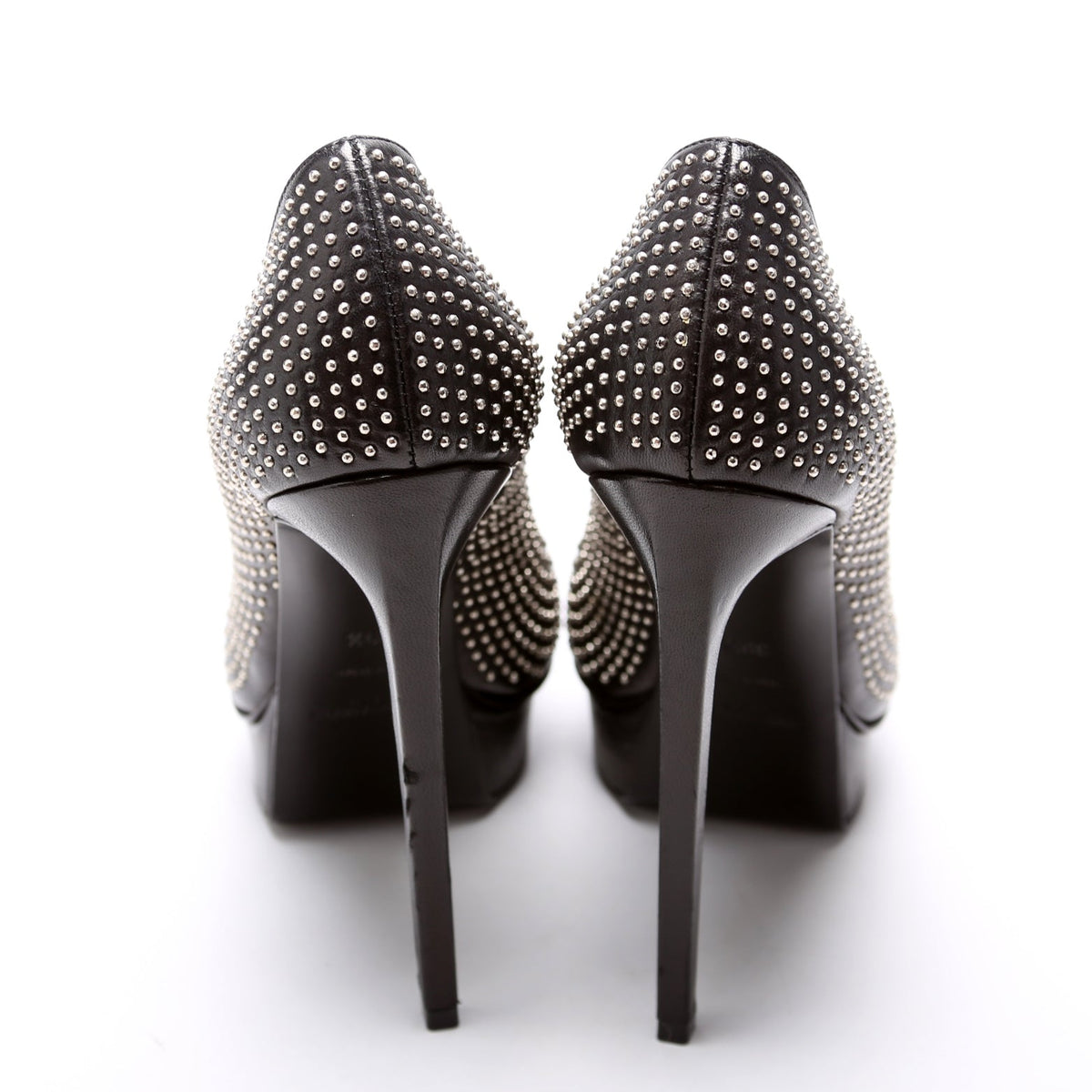 Janis Studded Platform Pumps Size .