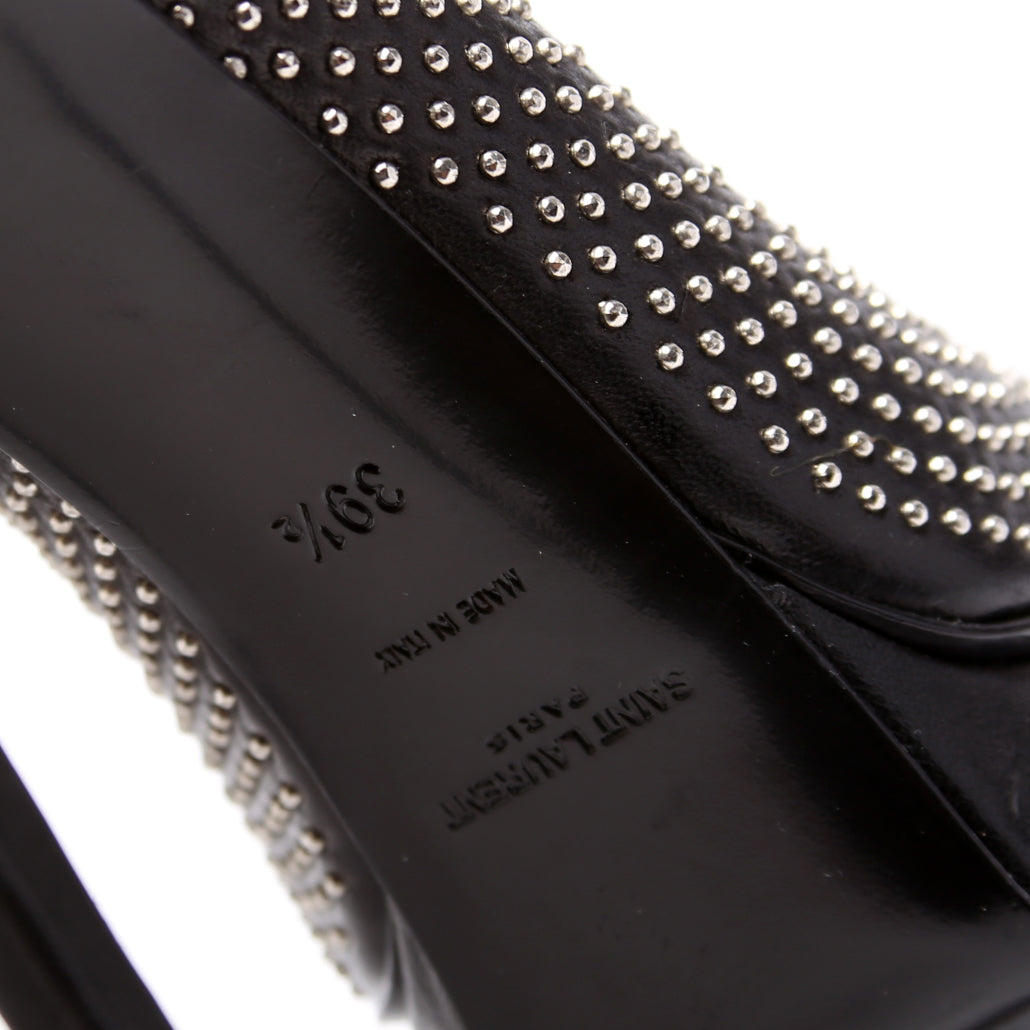 Janis Studded Platform Pumps Size .