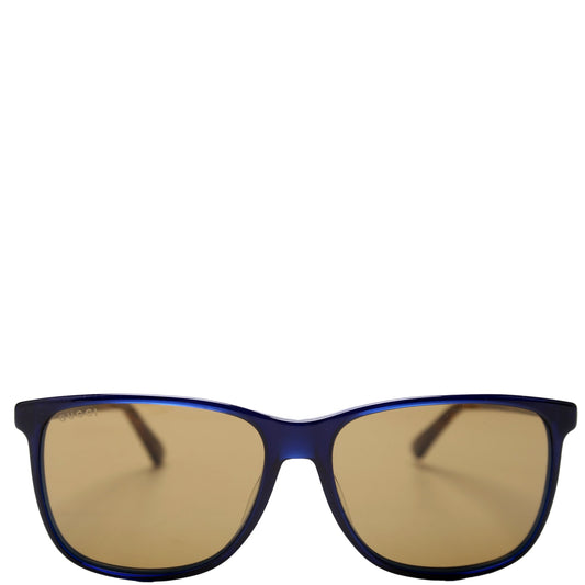 Gucci GGS Wayfarer Sunglasses Navy/Brown
