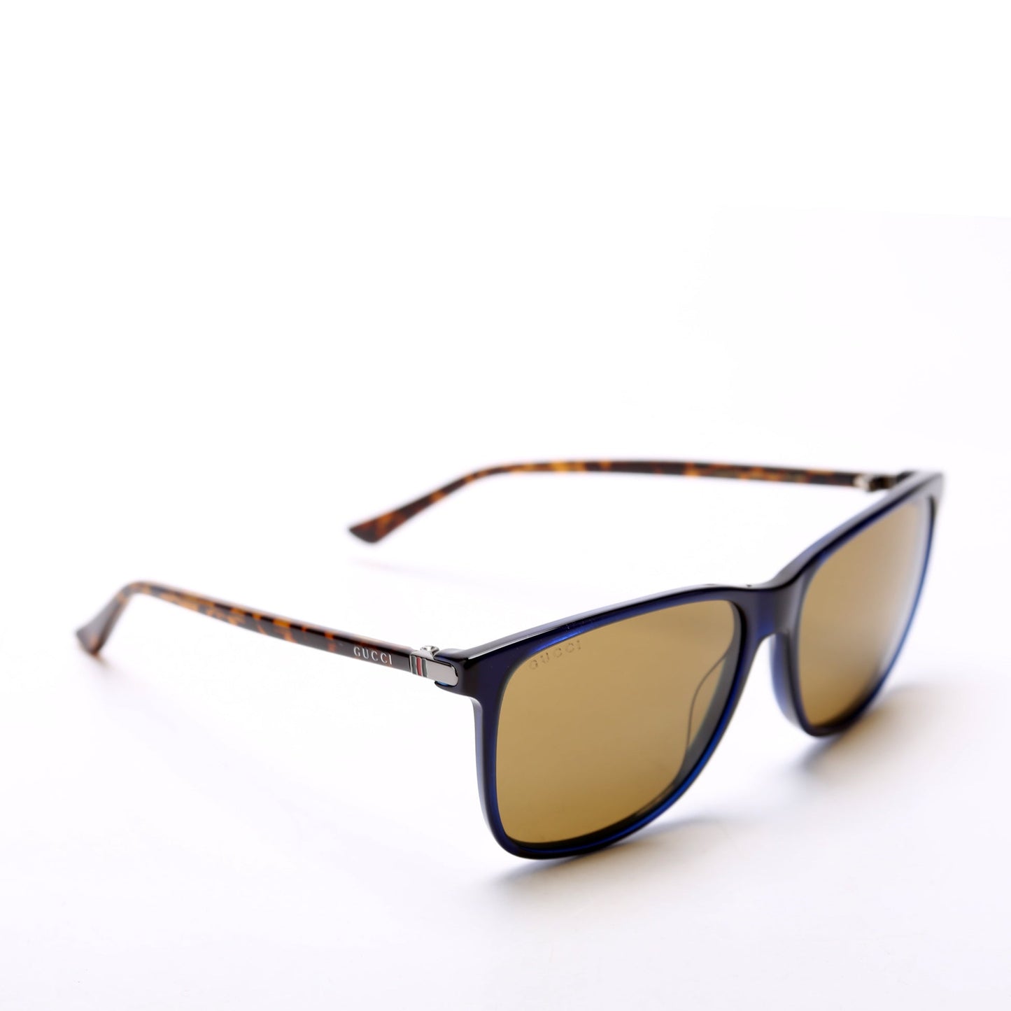Gucci GGS Wayfarer Sunglasses Navy/Brown