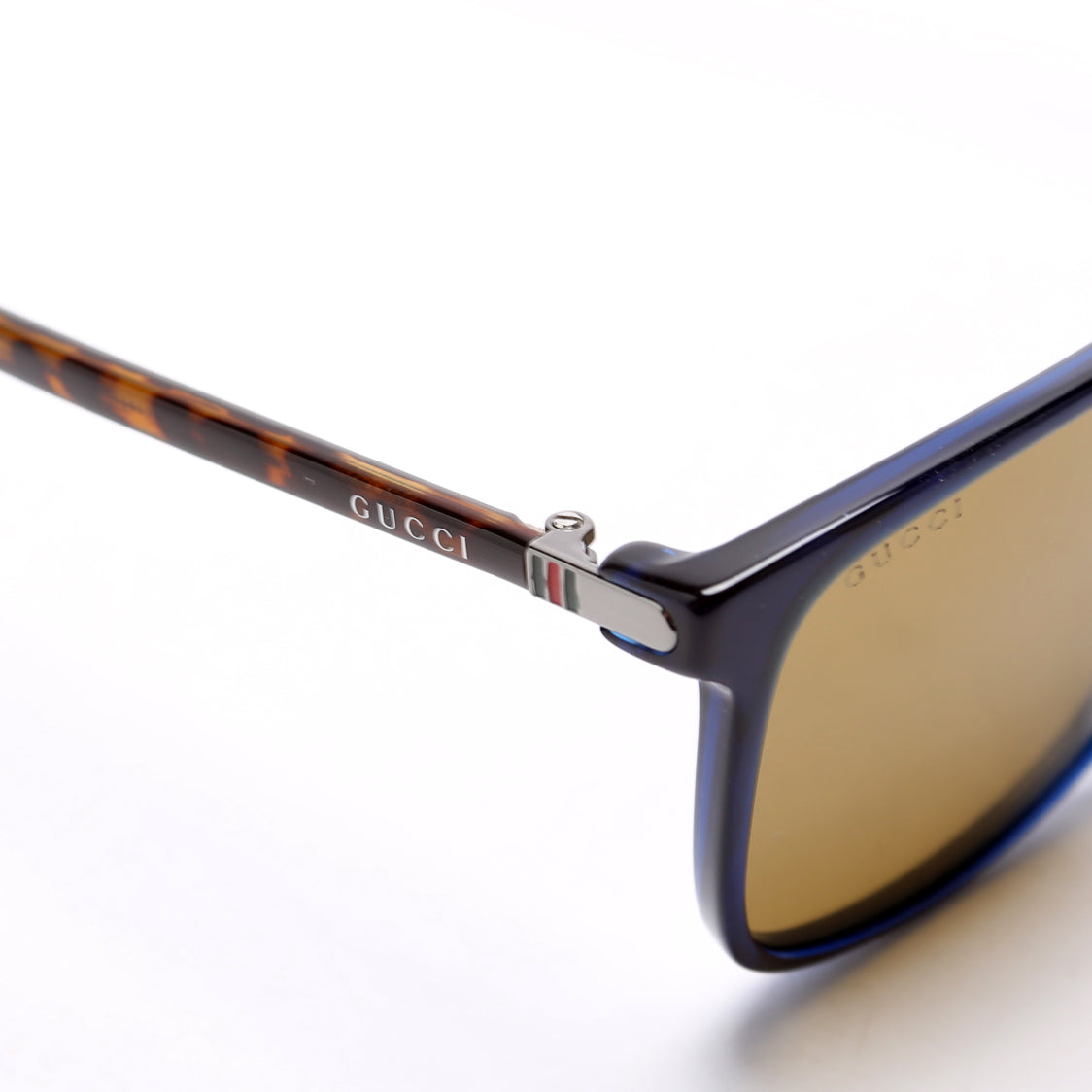 Gucci GGS Wayfarer Sunglasses Navy/Brown